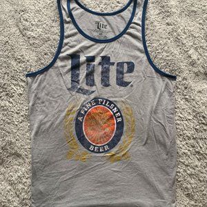 Miller Lite Beer Tank Top. Medium. Miller Lite Beer Brand.